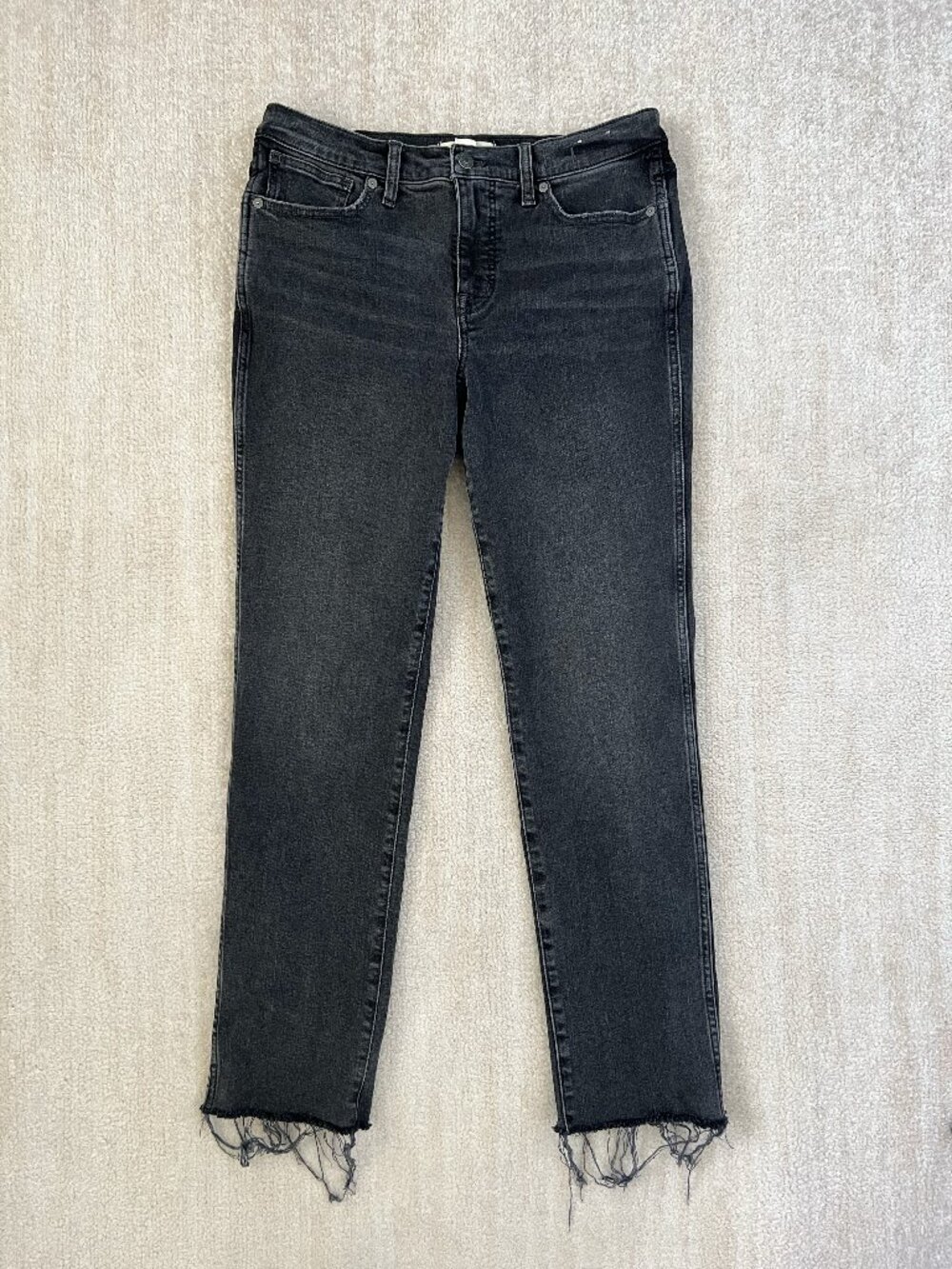 Madewell Stovepipe Jeans Slim Straight Mid Rise Denim 29